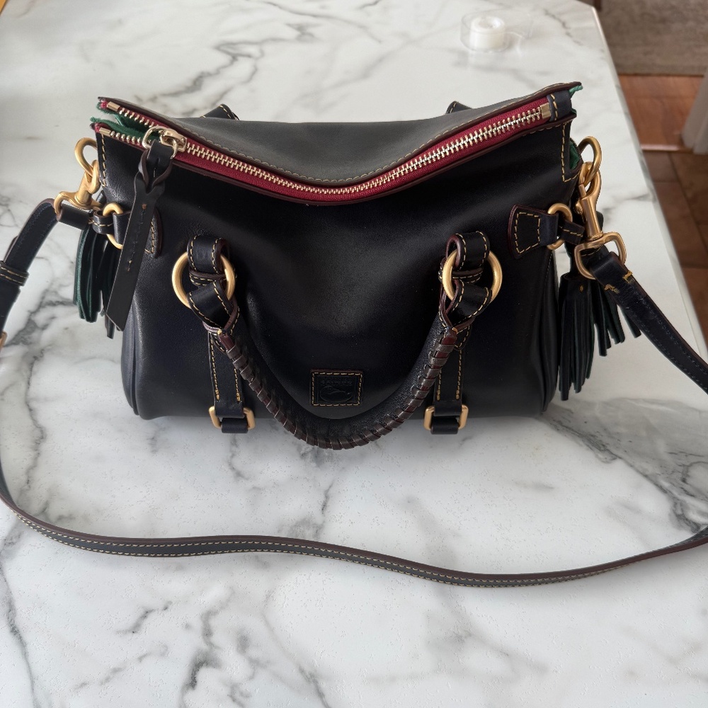 Dooney & Bourke Mini Florentine Satchel – Navy